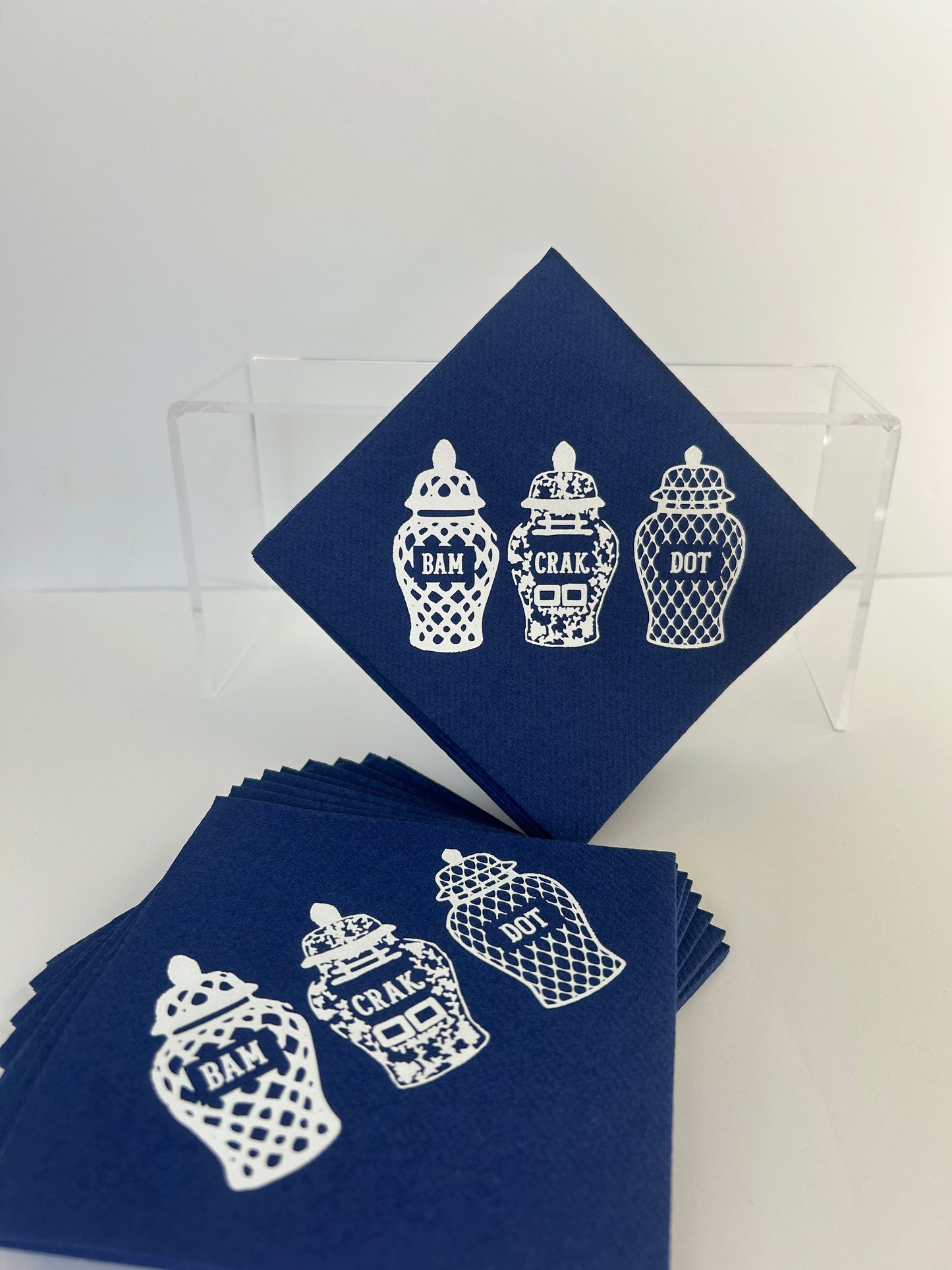 Mah Jong Cocktail Napkins