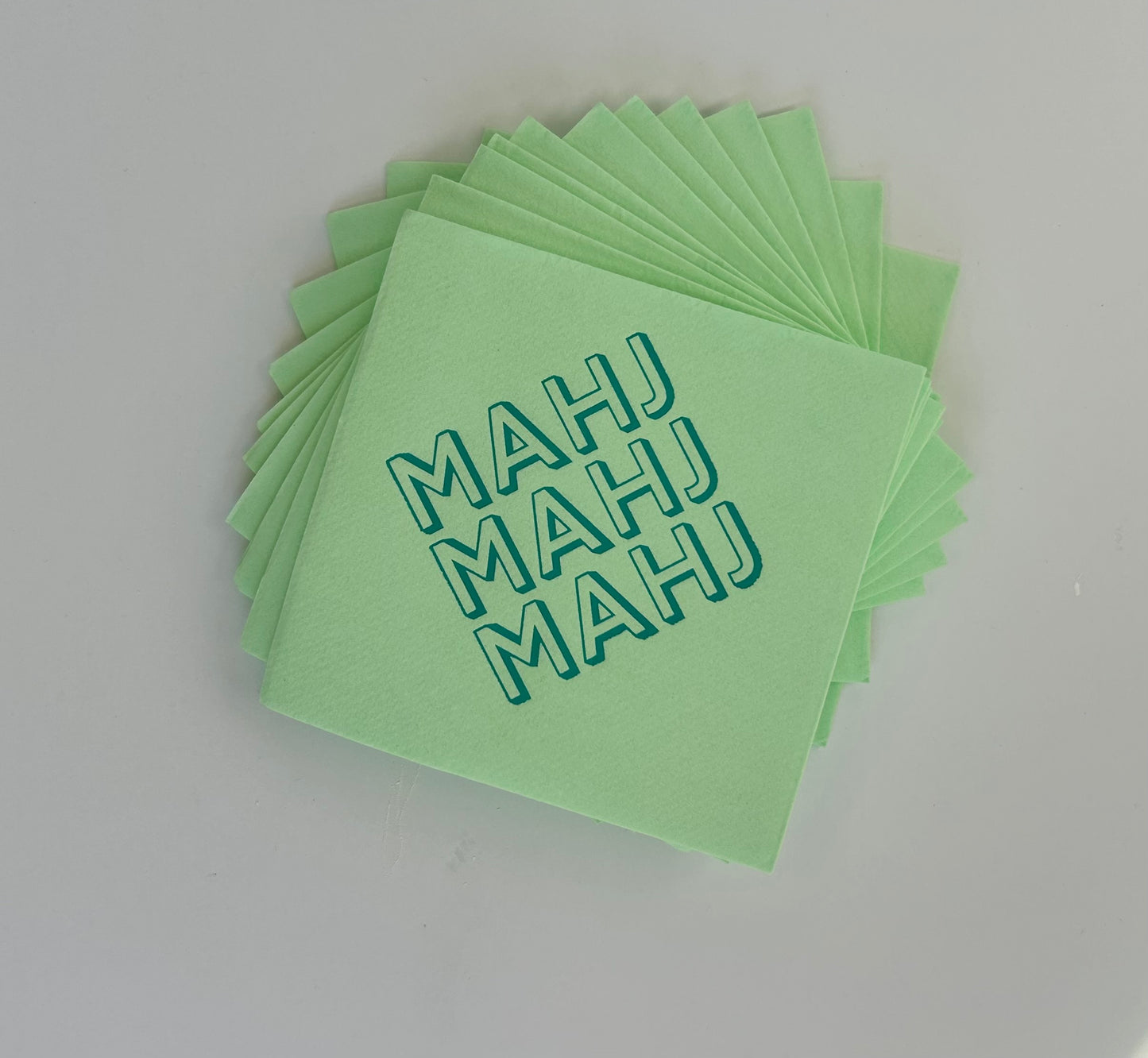Mah Jong Cocktail Napkins