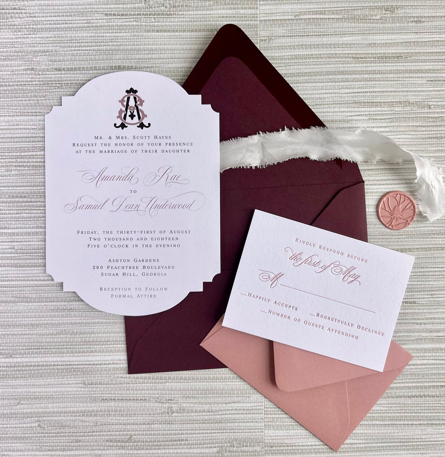 Amanda Wedding Suite Sample