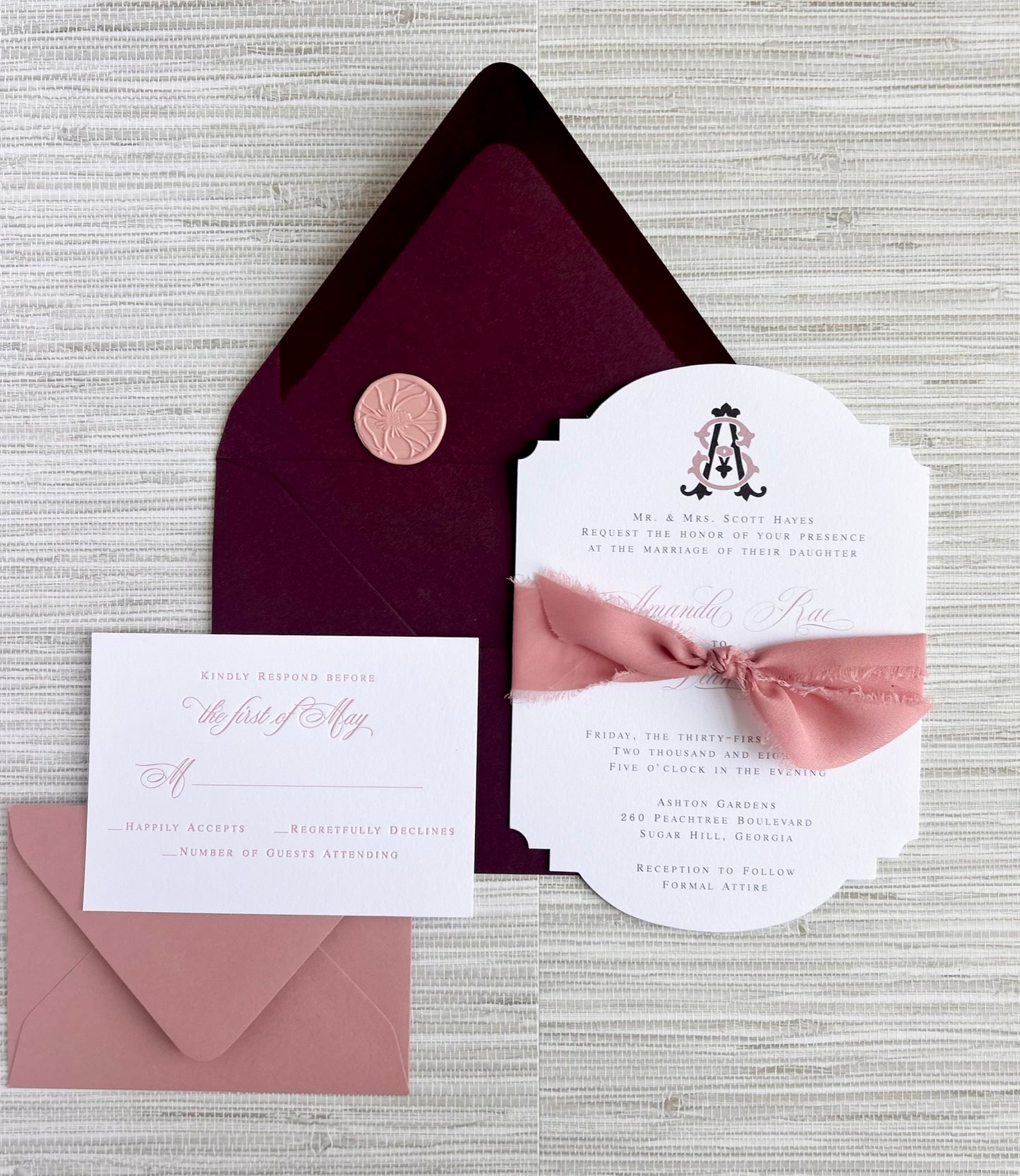 Amanda Wedding Suite Sample