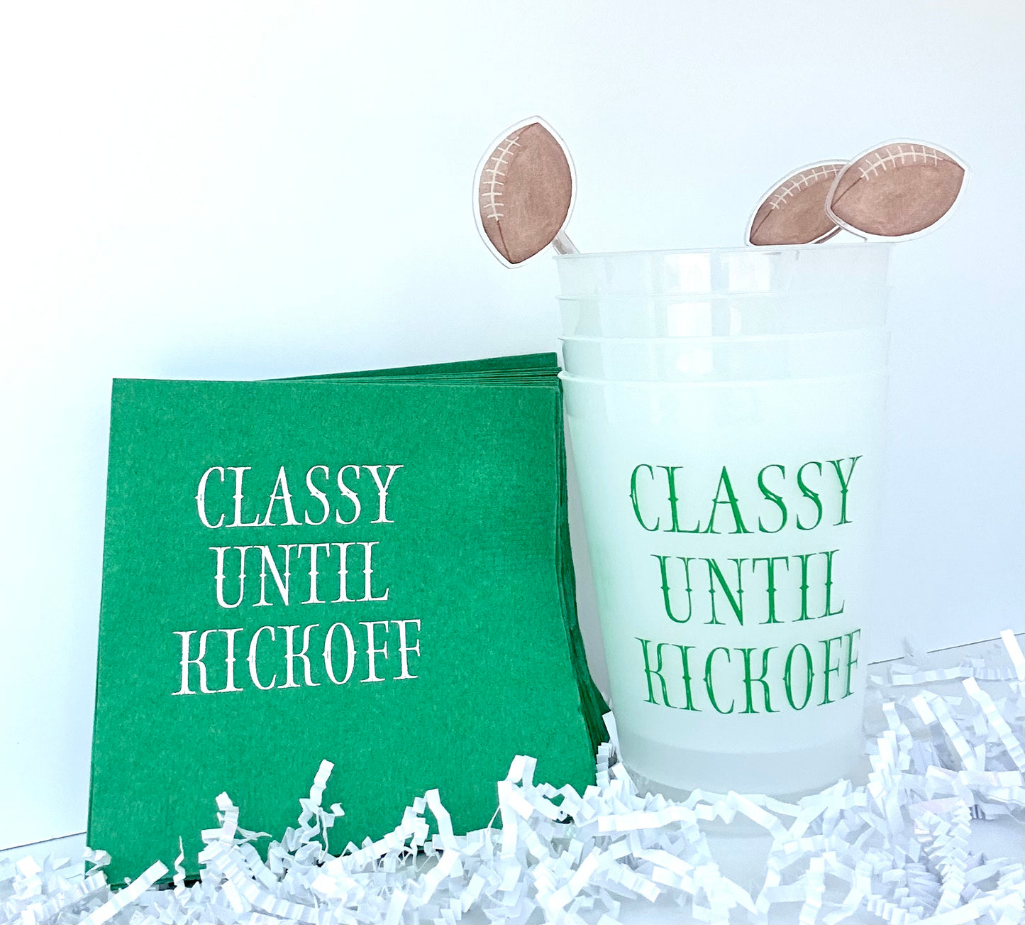 Football Cocktail Napkins