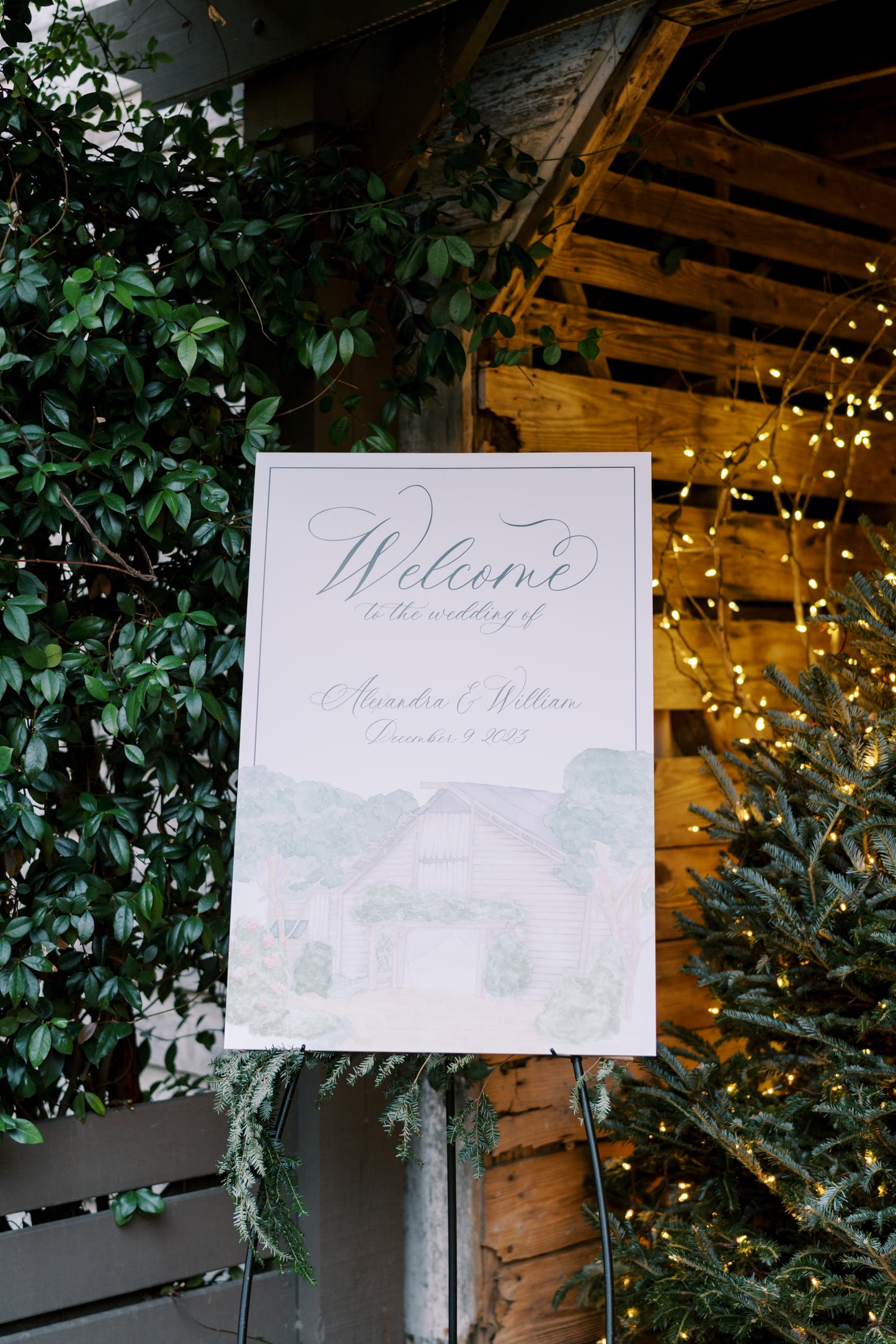 Watercolor Venue Painting