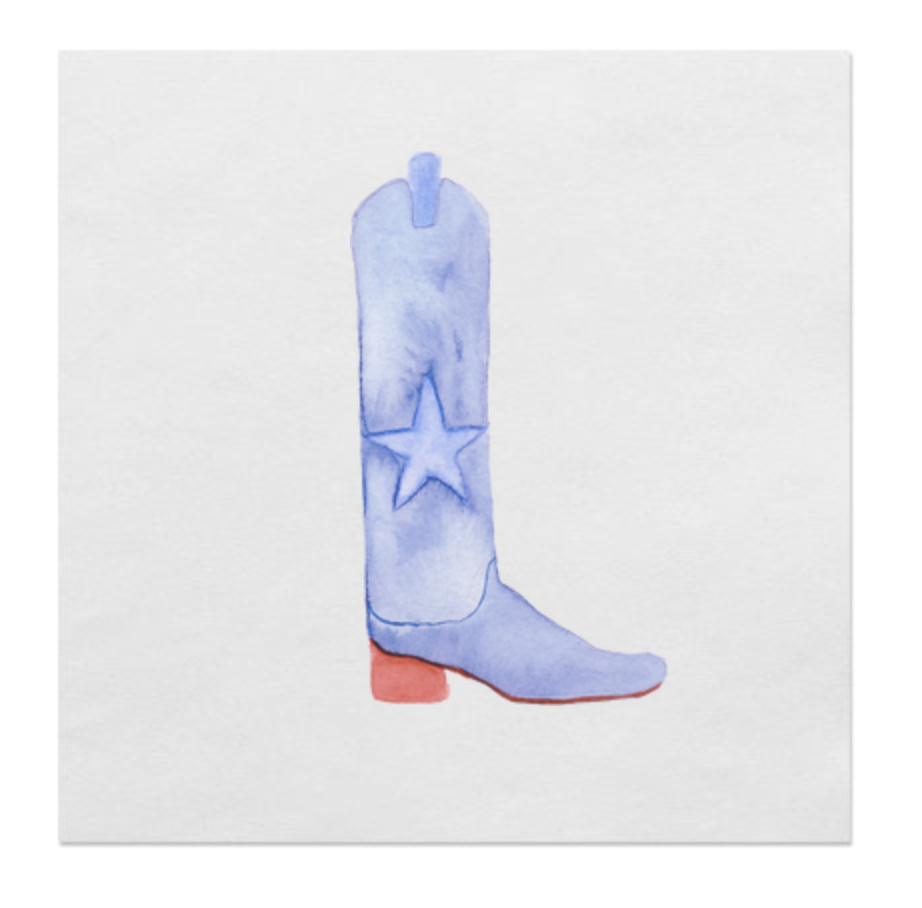 Cowboy Boot Cocktail Napkins