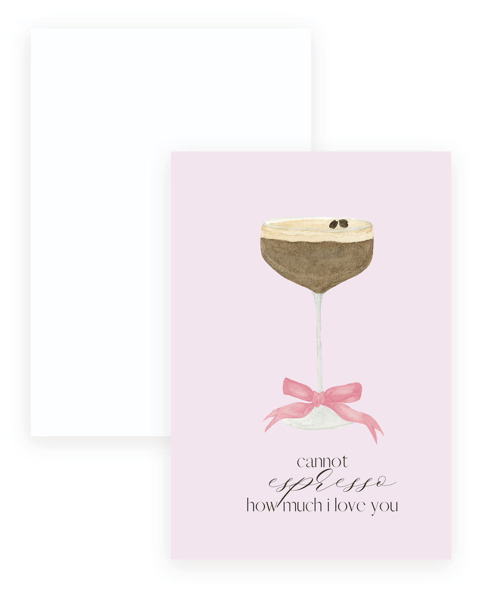 Espresso Martini Card