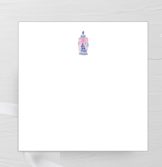 Ginger Jar Notepad