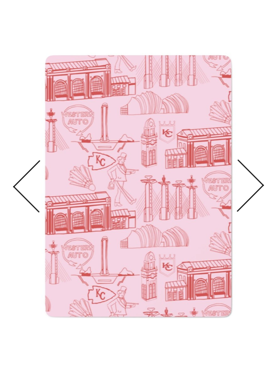 Kansas City Toile Playing Cards