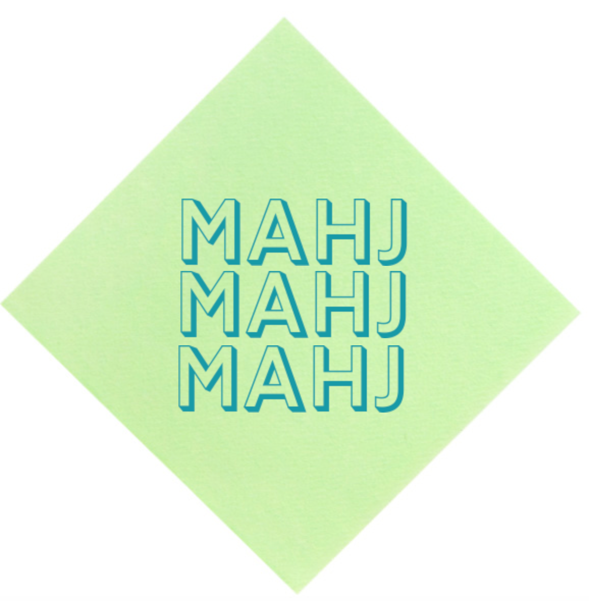 Mah Jong Cocktail Napkins