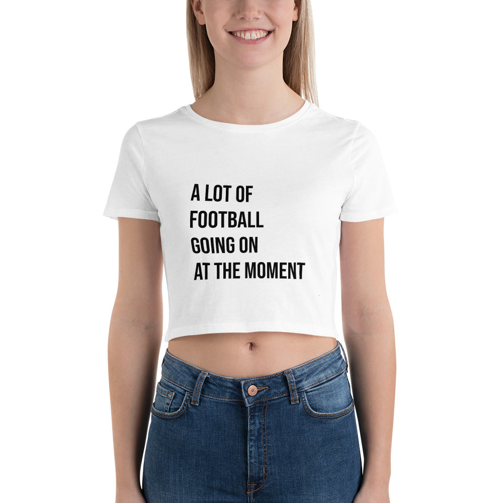 Cropped Football Taylor Swift Tee