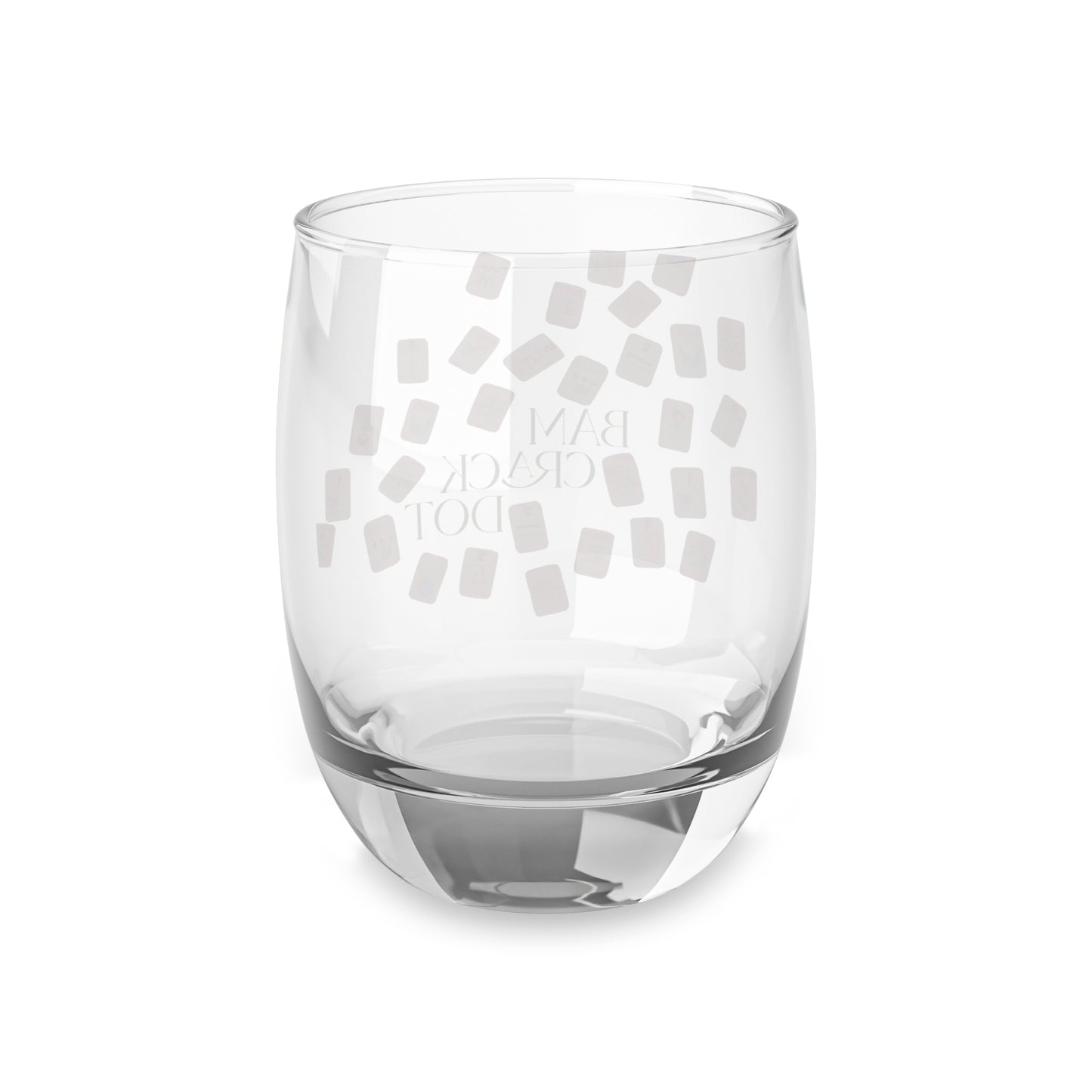 Mah Jong Wine Glass