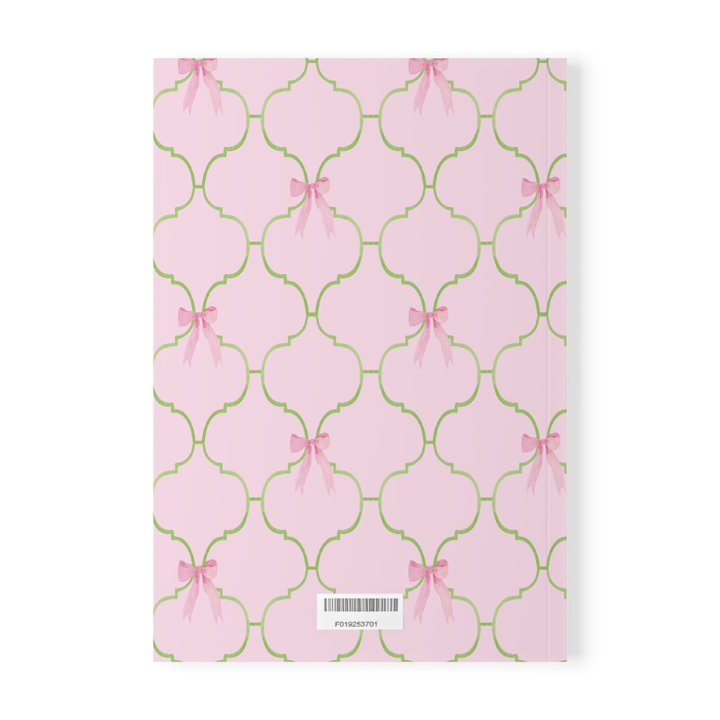 Watercolor Bow Softcover Notebook
