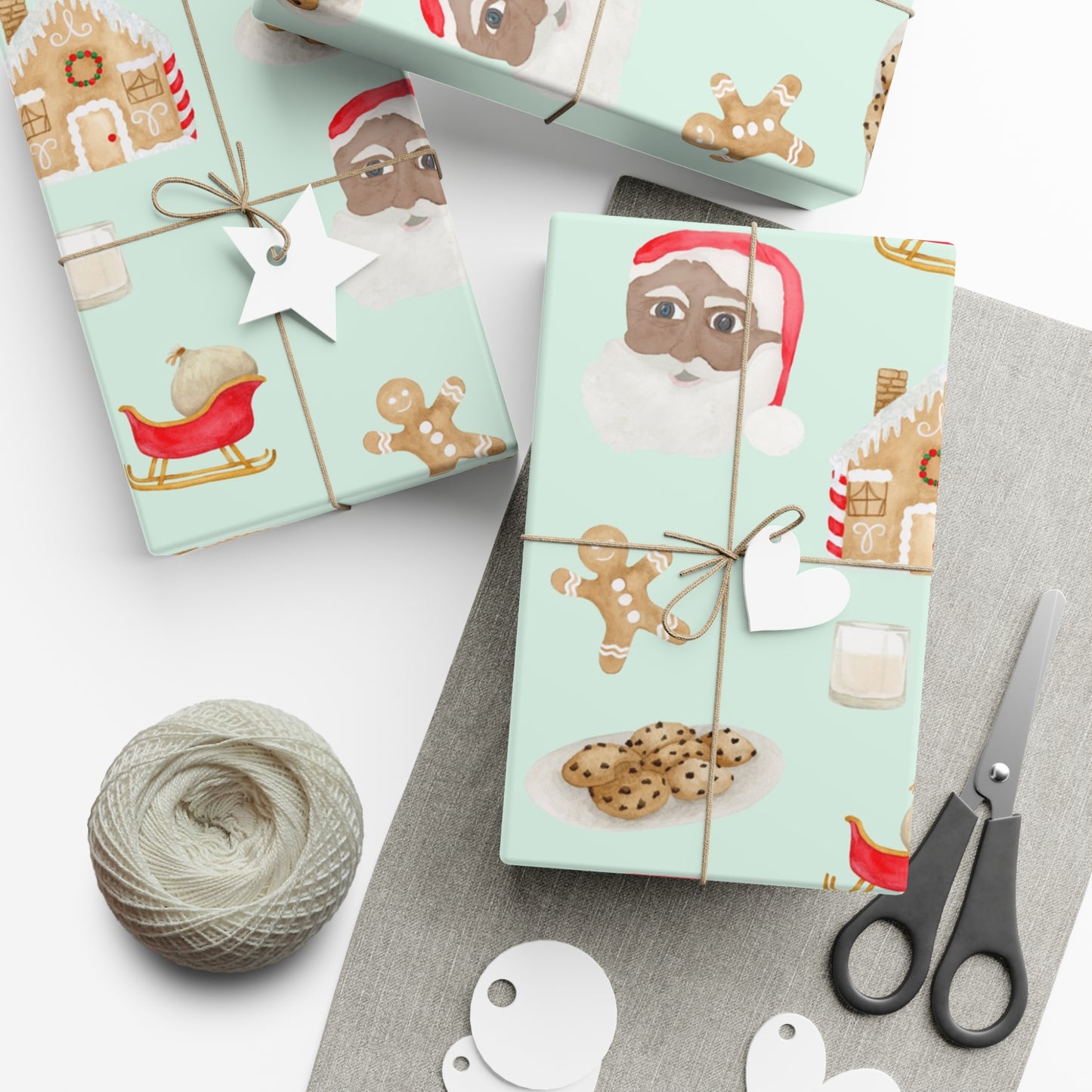 Santas Workshop Gift Wrap