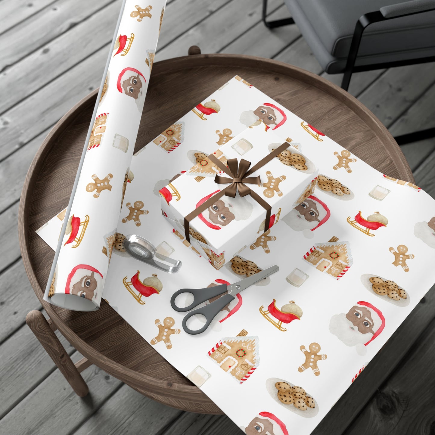 Santas Workshop Gift Wrap