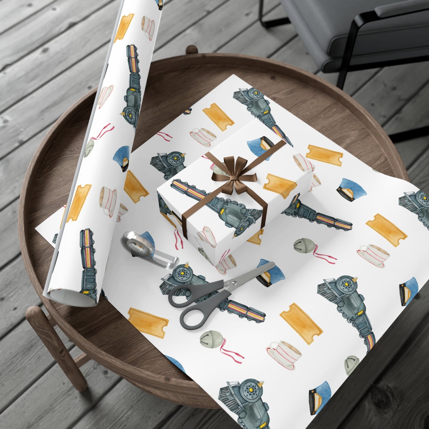 Polar Express Gift Wrap