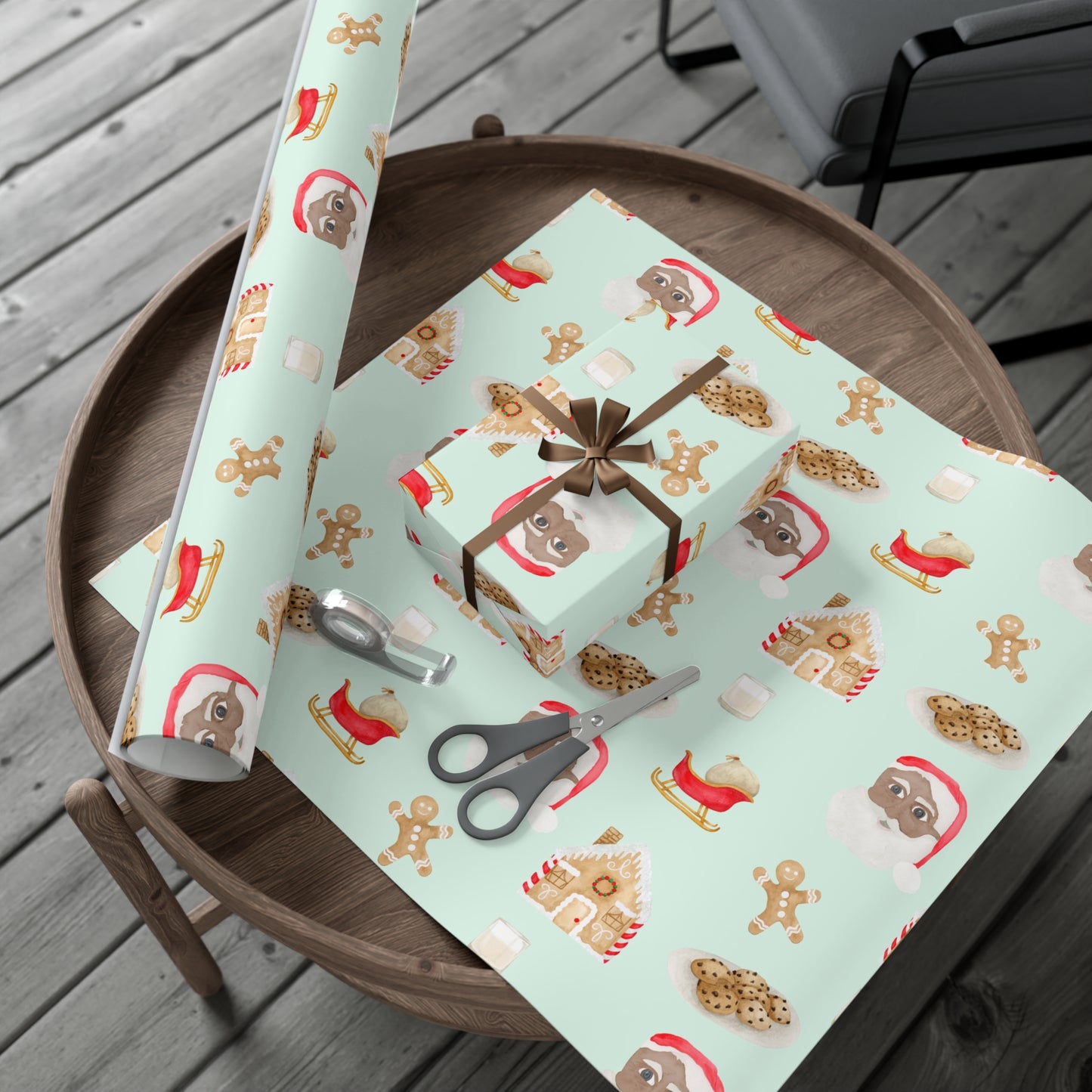 Santas Workshop Gift Wrap