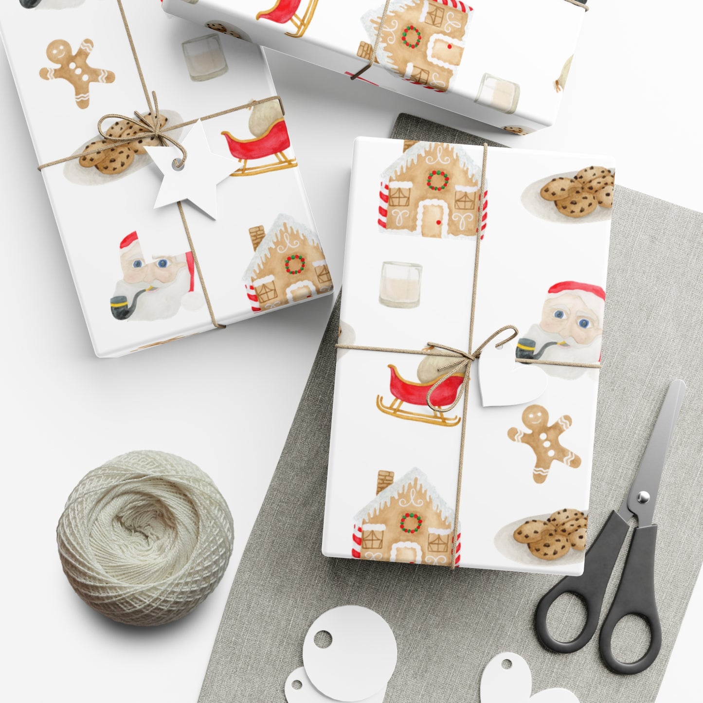 Santas Workshop Gift Wrap
