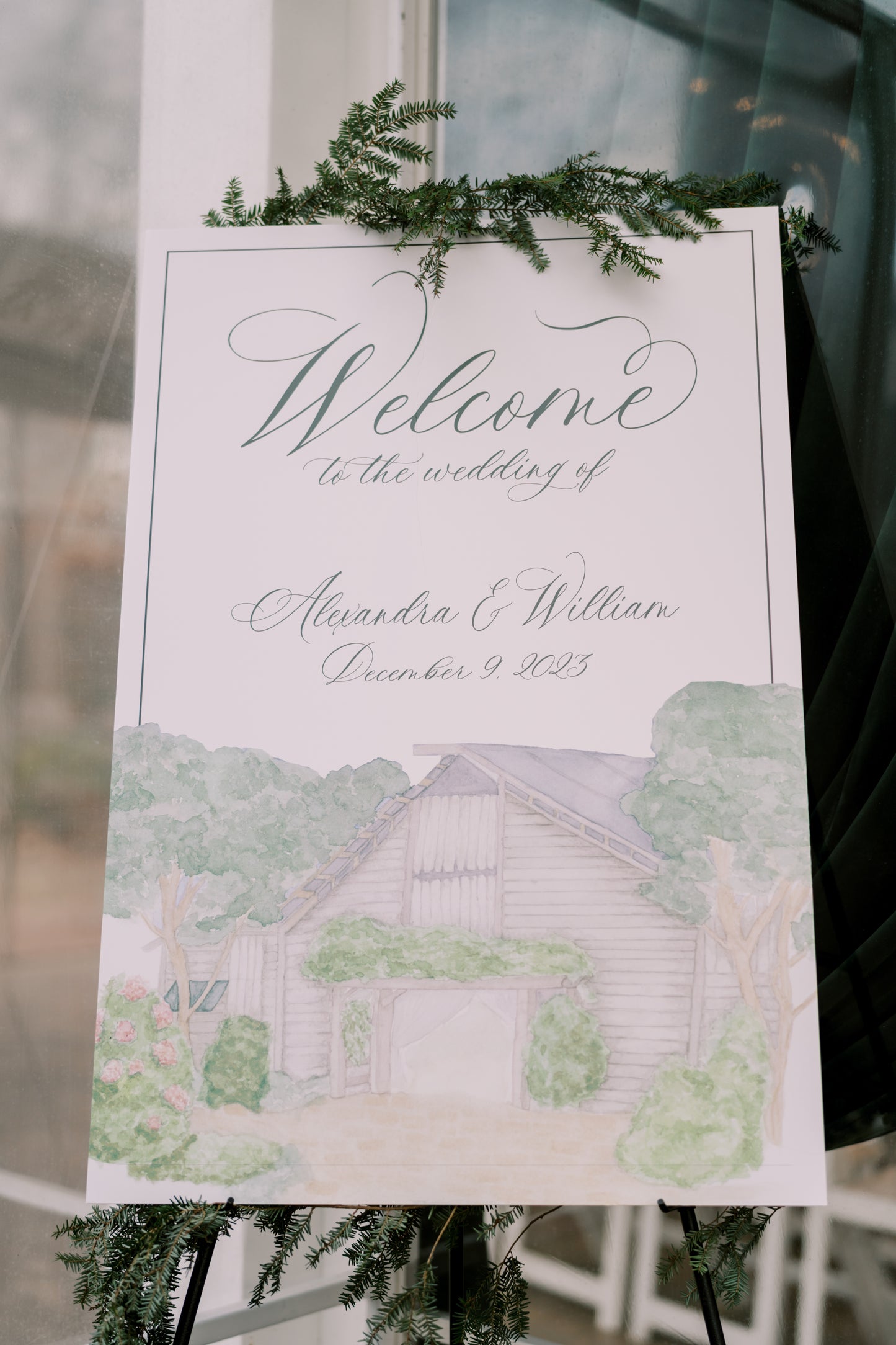 Watercolor Venue Painting