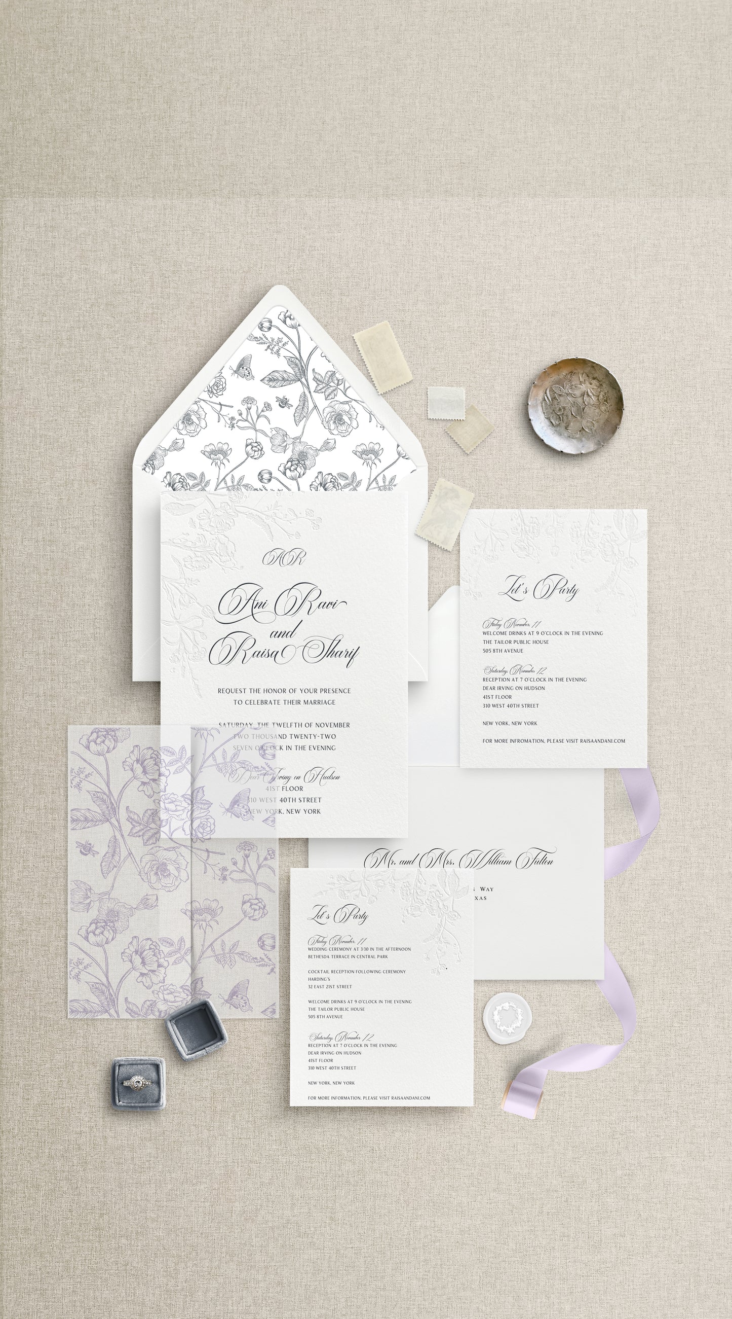 Raisa Wedding Suite Sample