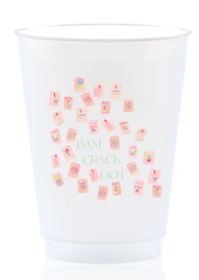 Mah Jong Party Cups