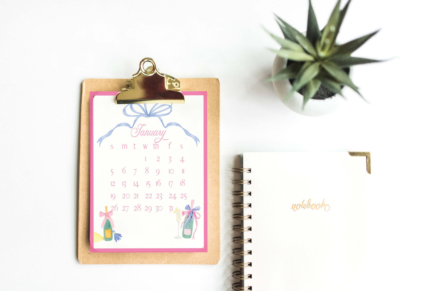 Monthly Desktop Calendar